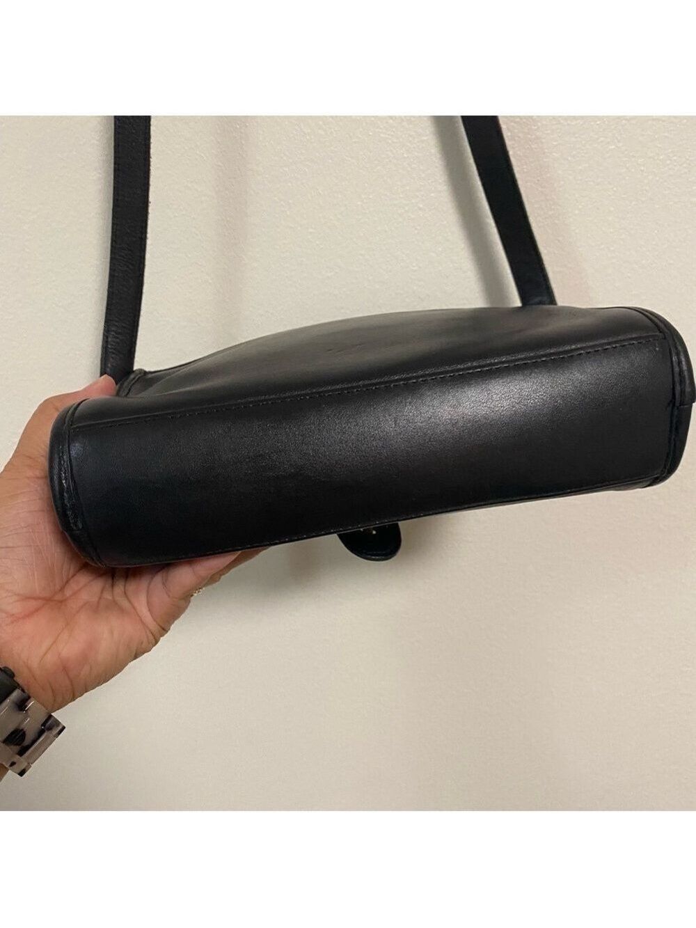 Coach Bag Black Vintage Devon Shoulder Bag- Restored - Picture 8 of 17